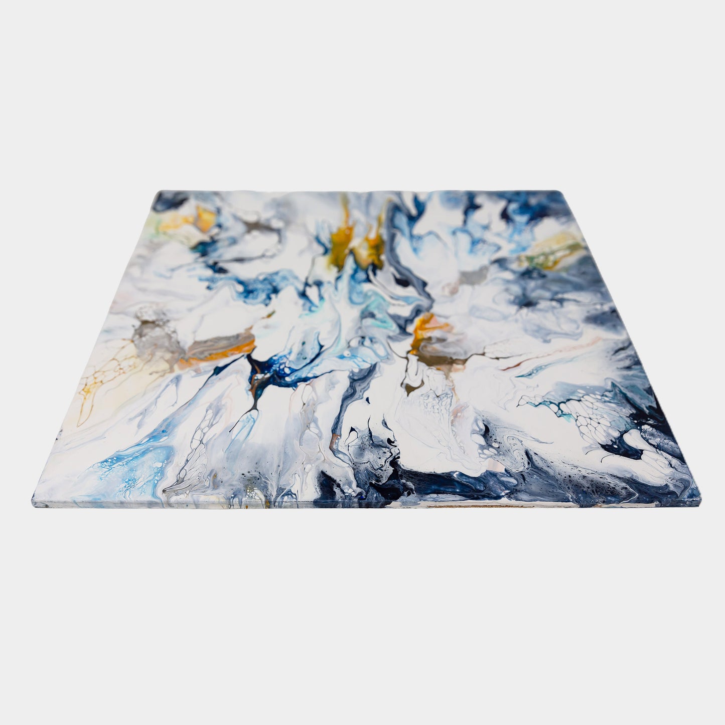 Indigo & White Abstract